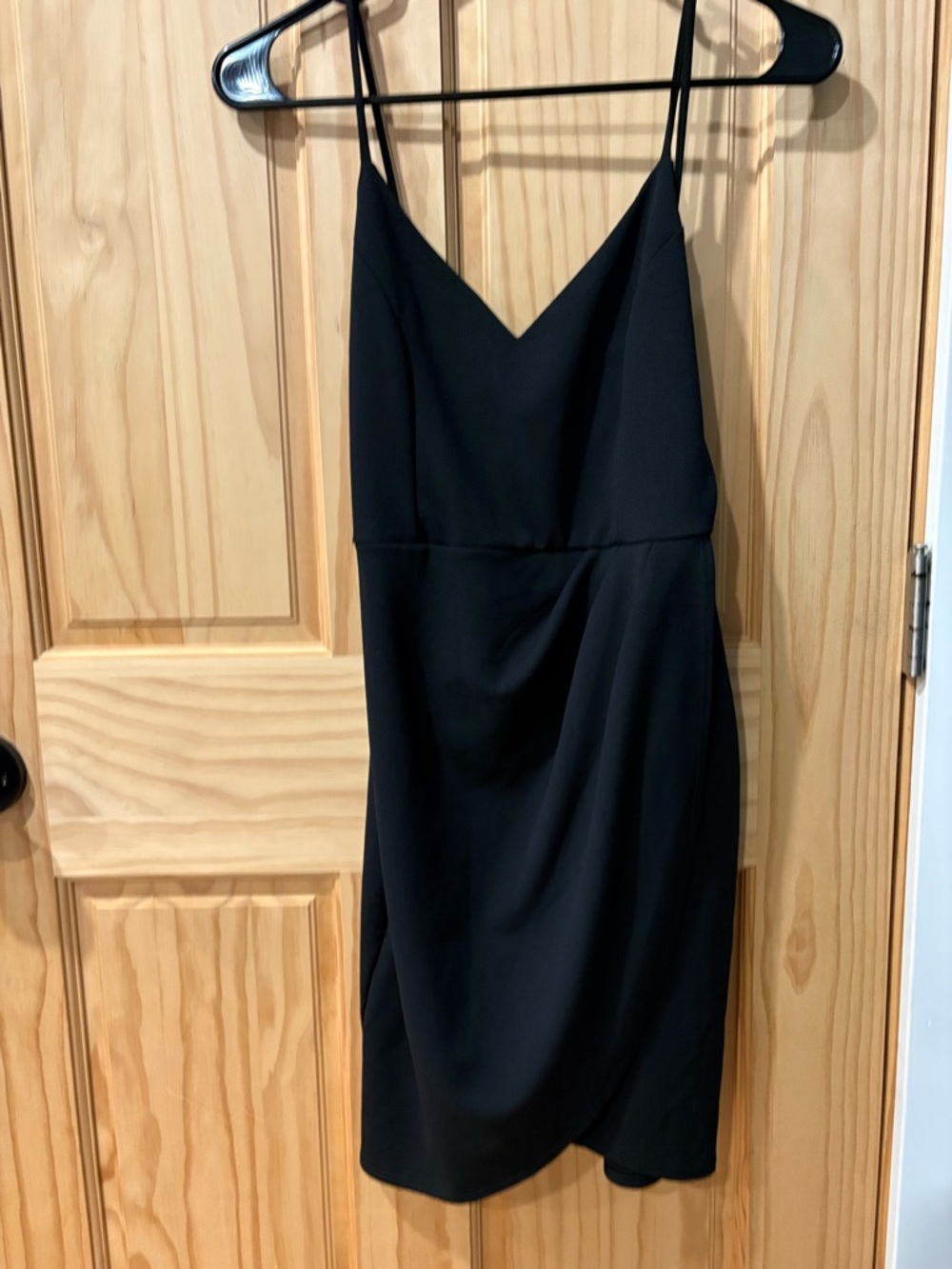 Classic Black Spaghetti Strap Dress Lulus